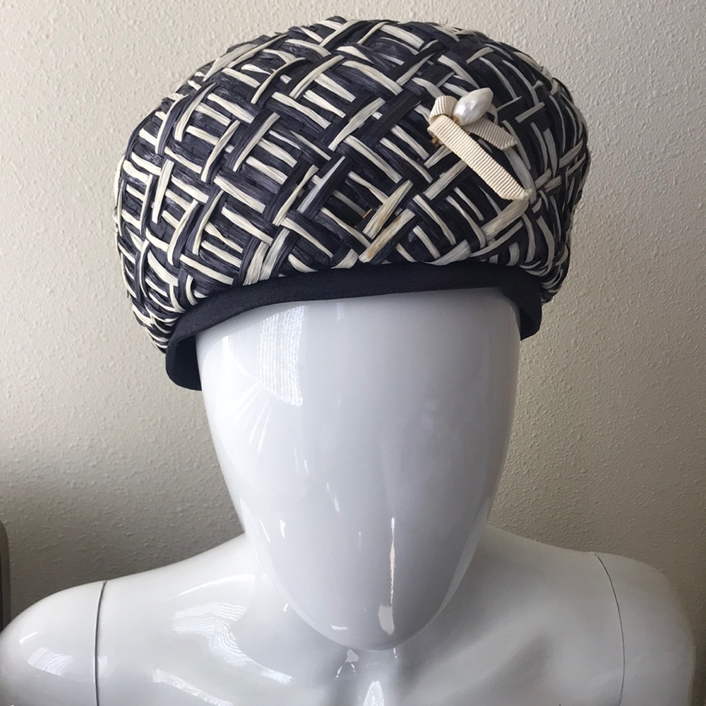 Vintage Jean Sutton Straw Hat